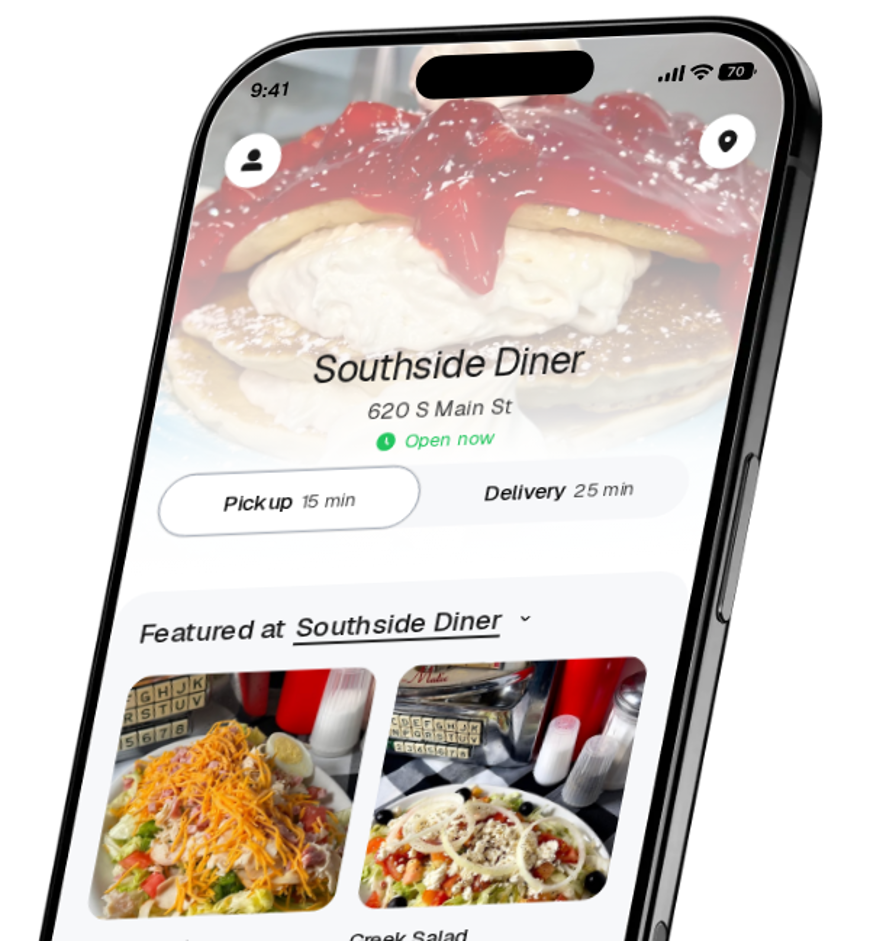 Southside Diner app preview